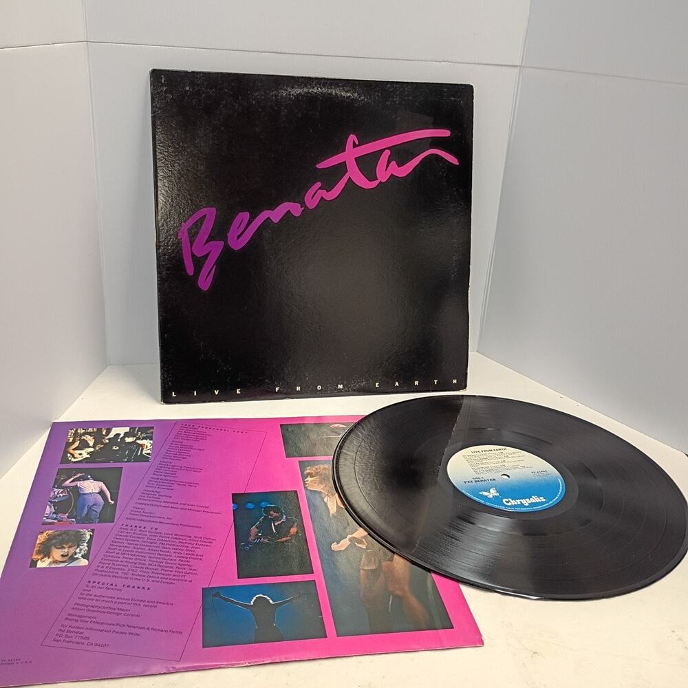 Live From Earth [LP] by Pat Benatar (Vinyl, Chrysalis Records USA)